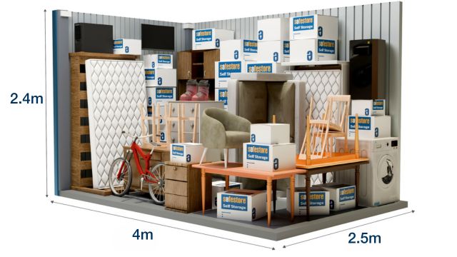 Storage Unit Sizes | Safestore Self Storage | OhMyBox!